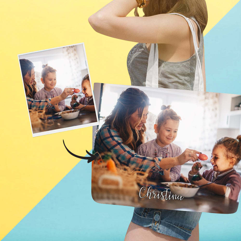 Back to School Gifts Personalized Shopping Bag, Custom Storage Handbag, Custom Tote Bag, Mother's Day Gift - 