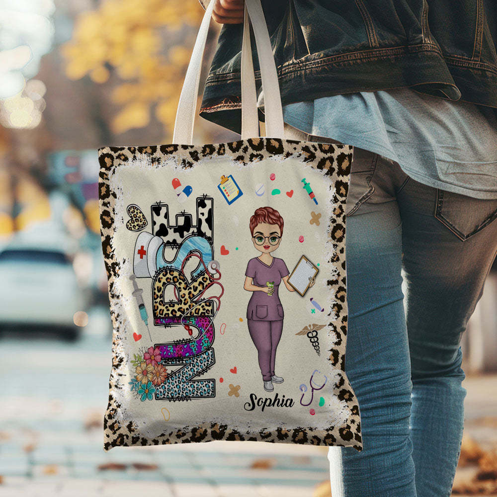 Personalized Tote Bag Nurse Life - Gift For Nurse - 