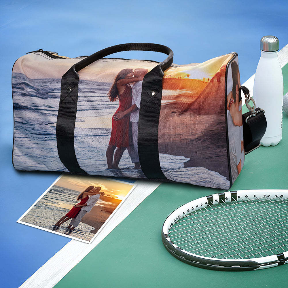 Graduation Gift Custom Duffle Bag Personalized Photo Weekender Bags Large Capacity Gym Bag - 