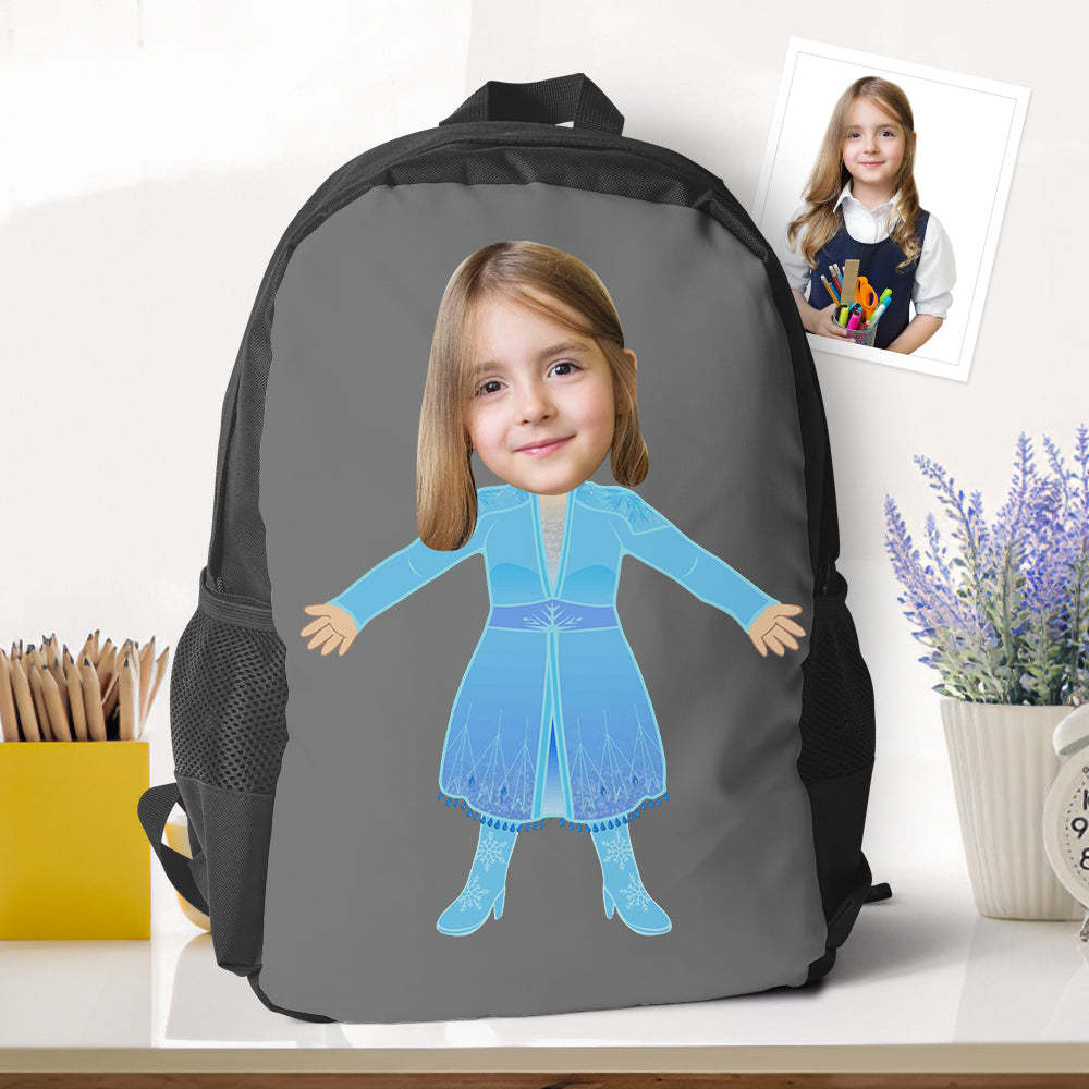 Customized Queen Elsa Bookbags Minime Backpacks Back To School Gifts For Kids Girls Gifts - 