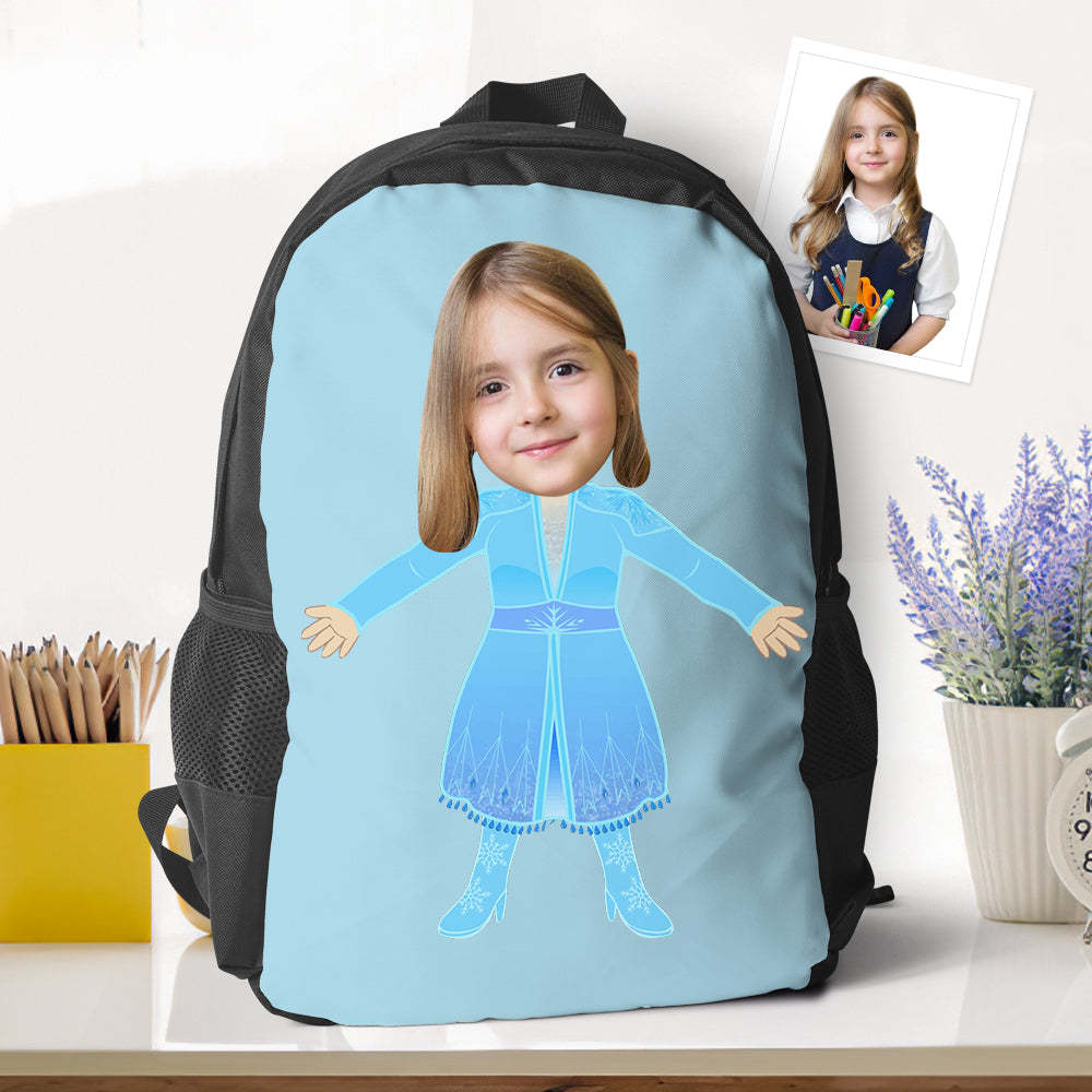 Personalized Minime Photo Backpack Back To School Gifts For Kids Boys Custom School Backpacks - 