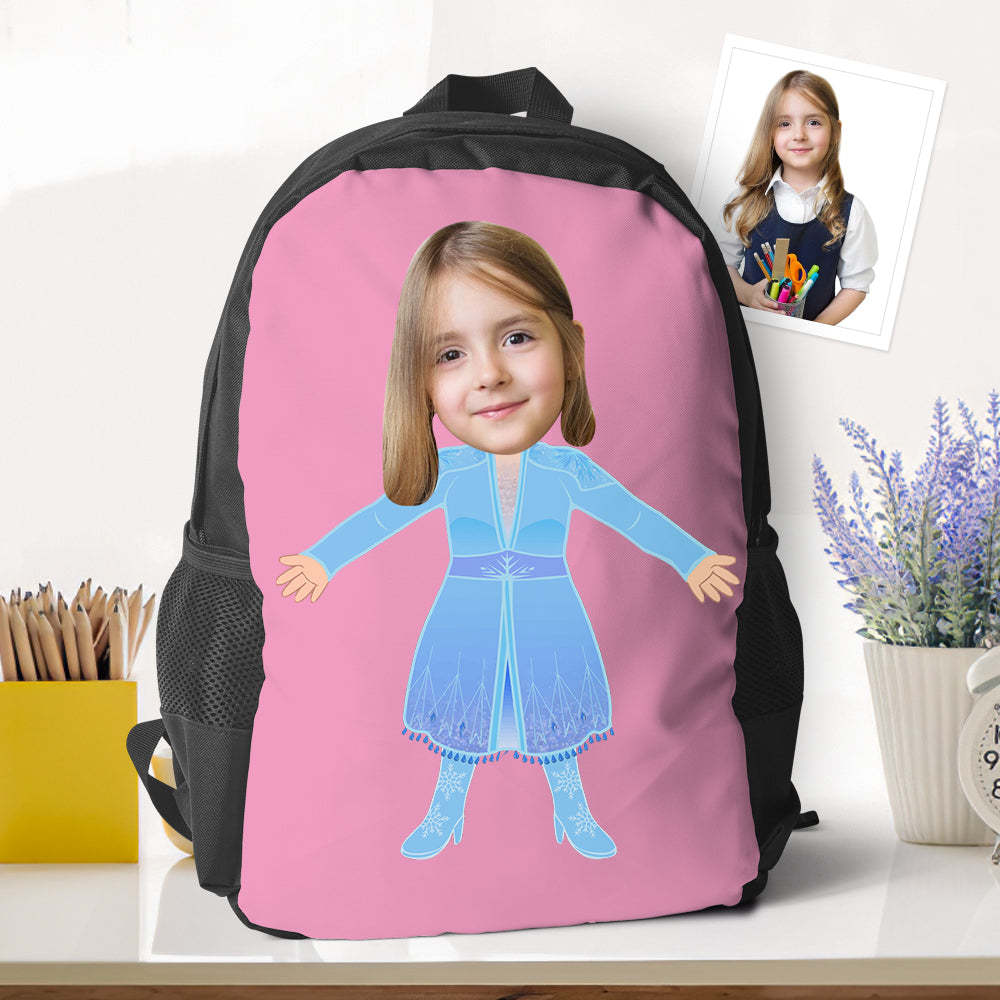 Customized Queen Elsa Bookbags Minime Backpacks Back To School Gifts For Kids Girls Gifts - 