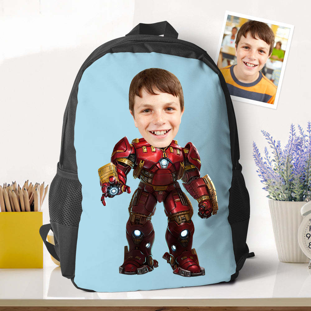 Customizable Hulkbuster Armor Minime Backpacks Back To School Gifts For Kids Boys Gifts - 