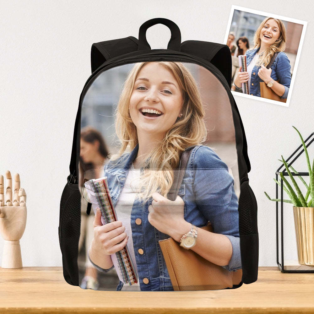 Back to School Personalized Backpacks Custom Photo Boys Backpack Kids School Bag - 