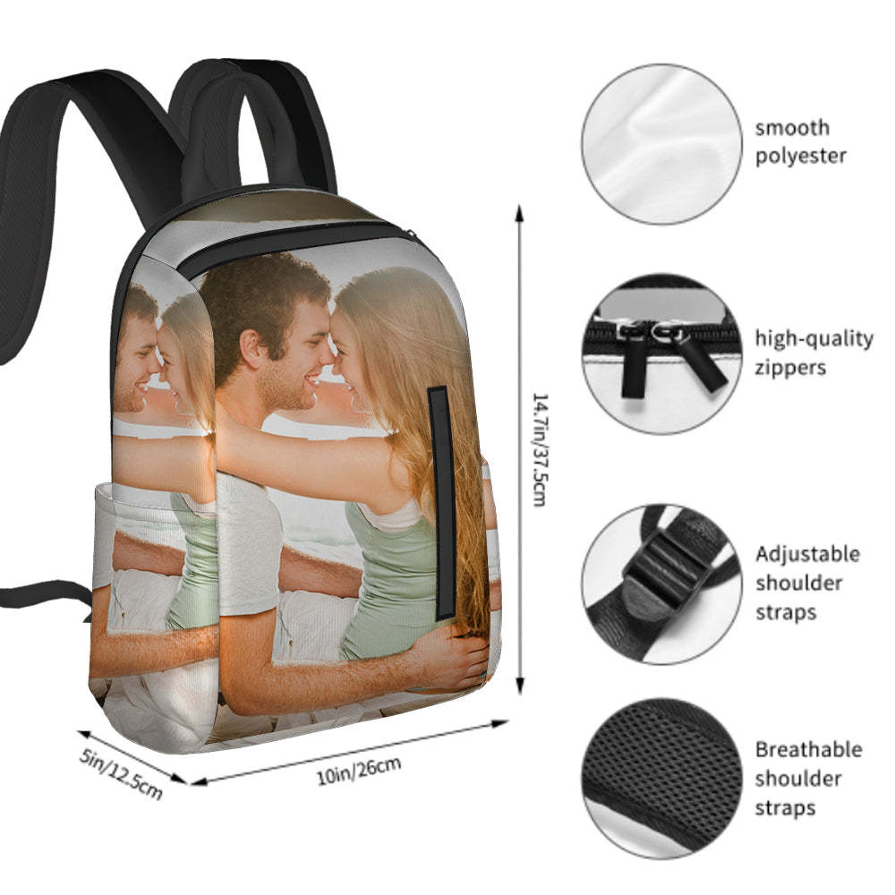 Custom Photo Backpacks Personalized Girls Backpack Kids School Bag - 
