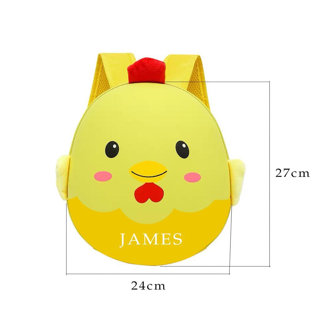 Toddler Bags Custom Name Kids Backpack Cartoon Book Bags For Boys Girls - 