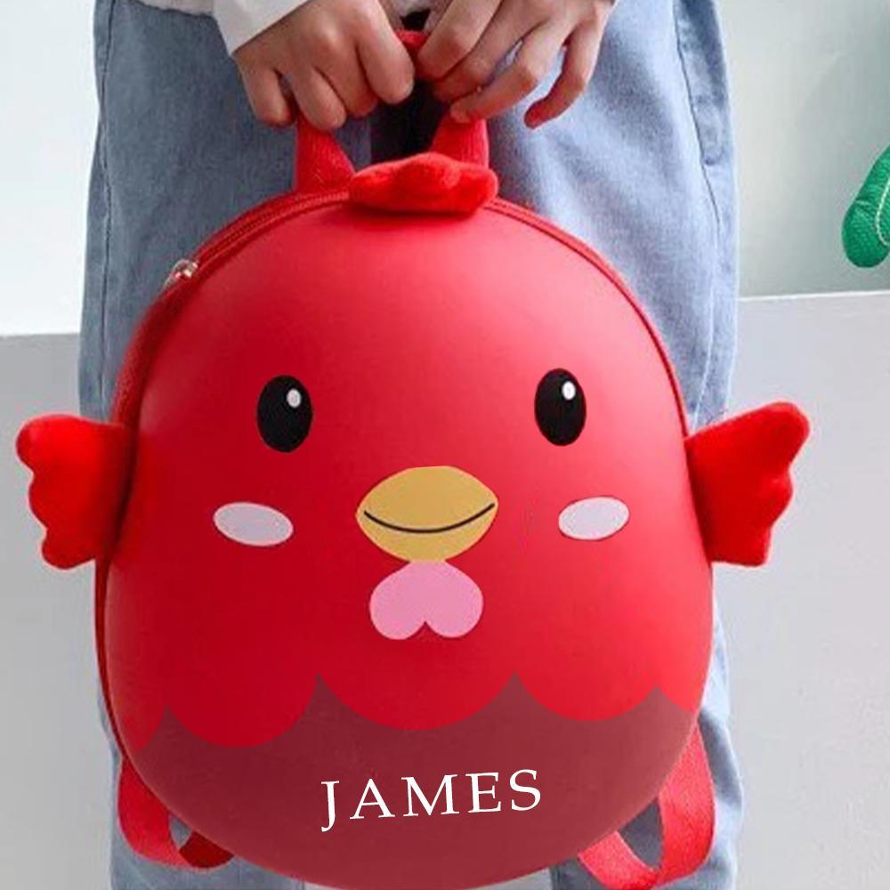 Toddler Bags Custom Name Kids Backpack Cartoon Book Bags For Boys Girls - 
