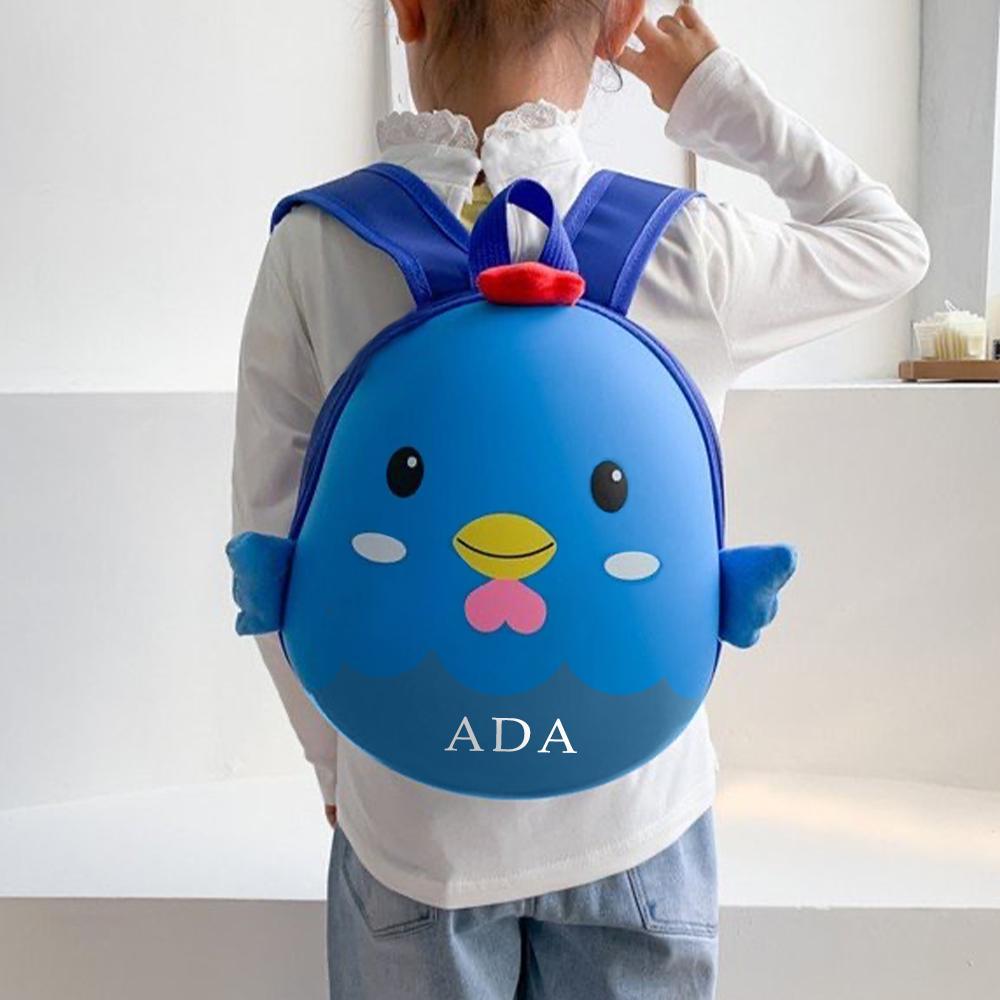 Toddler Bags Custom Name Kids Backpack Cartoon Book Bags For Boys Girls - 
