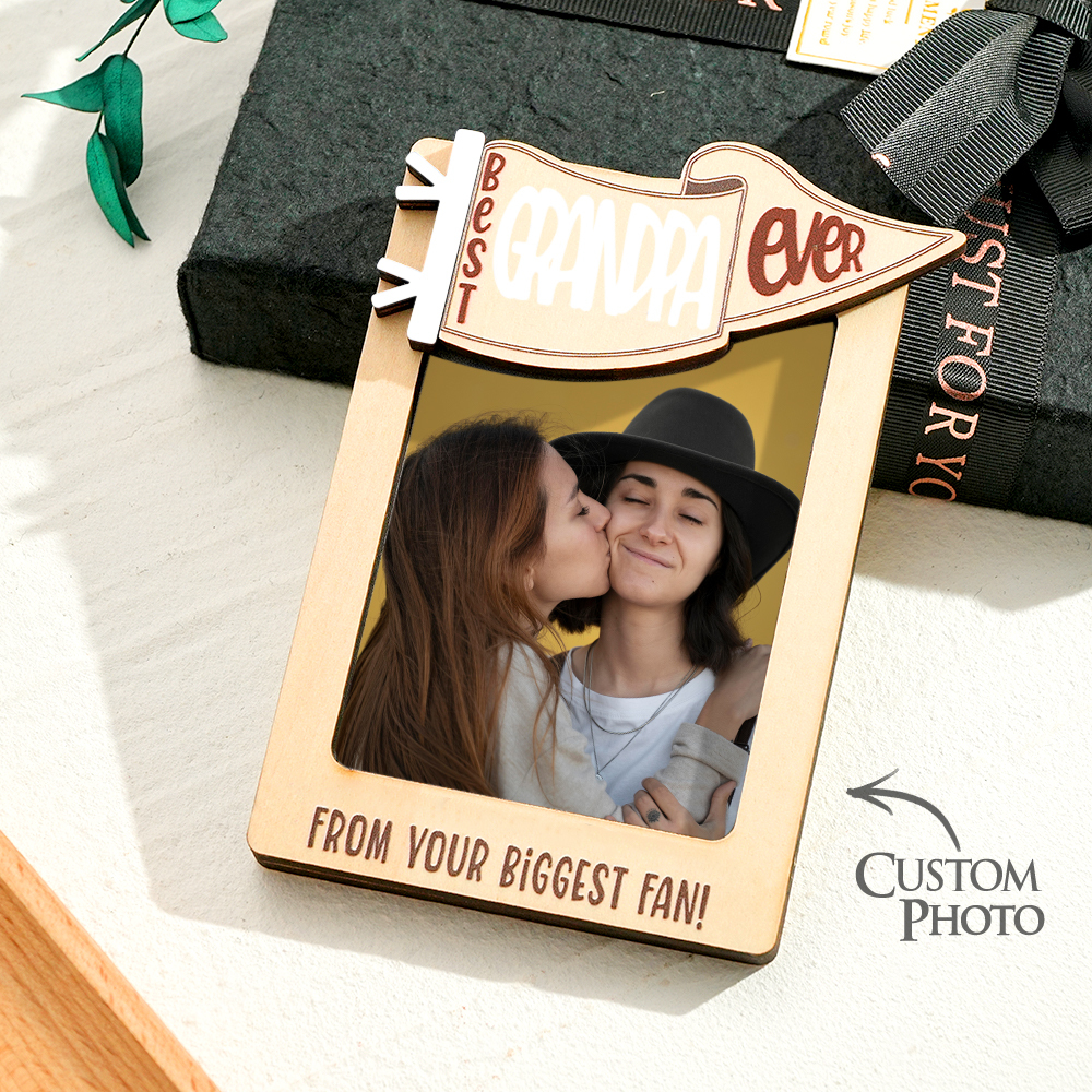 Personalized Custom Engraved Photo Fridge Magnet Woman to Woman Lesbian Gift Ideas LGBT Gifts - 