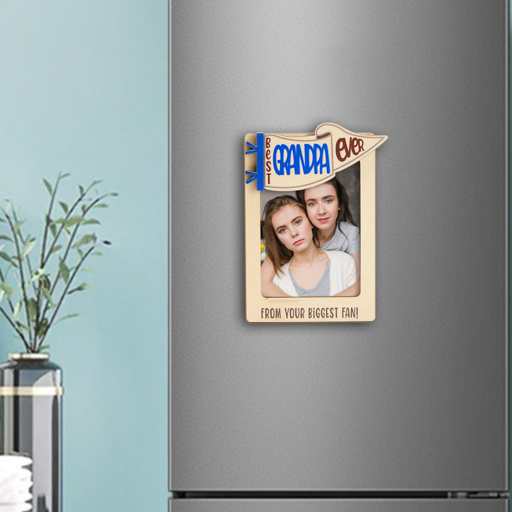 Personalized Custom Engraved Photo Fridge Magnet Woman to Woman Lesbian Gift Ideas LGBT Gifts - 