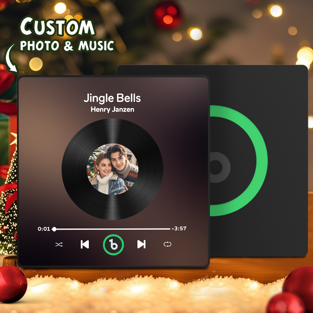 New 4.0 Upgrade Custom Music Fridge Magnet Colorful Album Fridge Magnet FridgeBeats Pro Supports Bluetooth Connectivity Gifts for Christmas - 