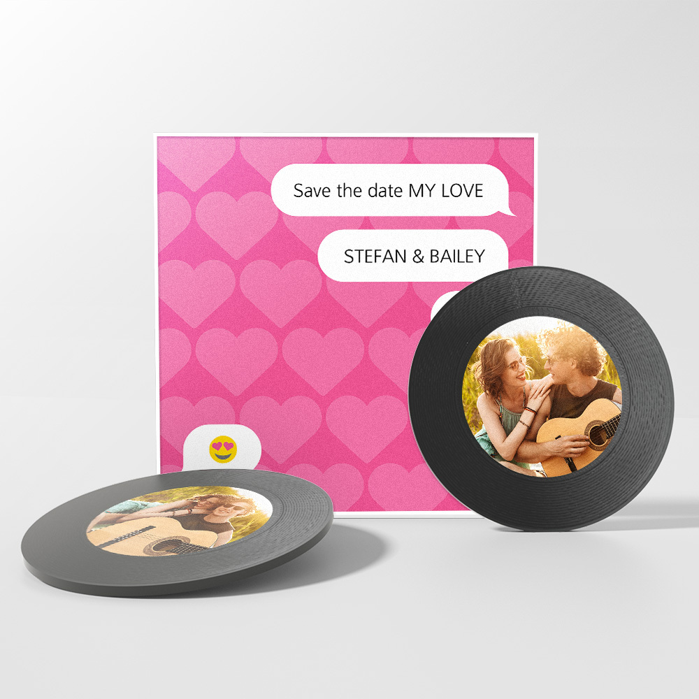 Custom Music And Photo Fridge Magnet Personalized Fridge Magnet Funny Gift for Couple - 