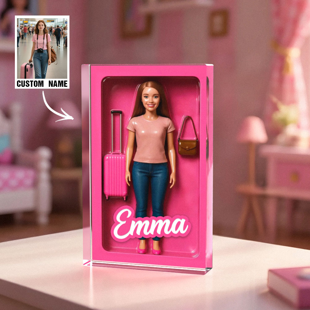 Personalized Doll Style Action Figure Portrait, Custom Toy Box Art, Custom Starter Kit, Custom Toy Figure Art, Trending Action Figure Gift - 