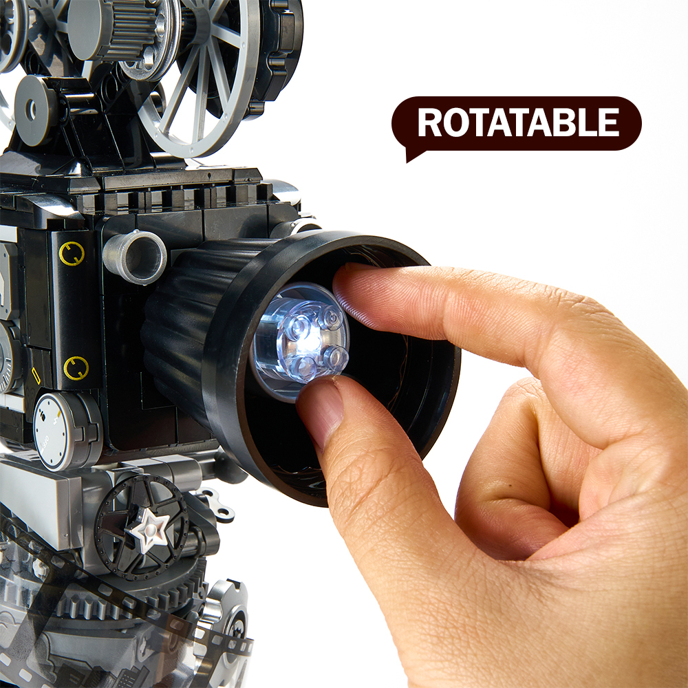 Anniversary Gifts Camera Film Roll Projector Brick Figure Can Project Your Photo 10 Photos Christmas Gifts For Couples - 