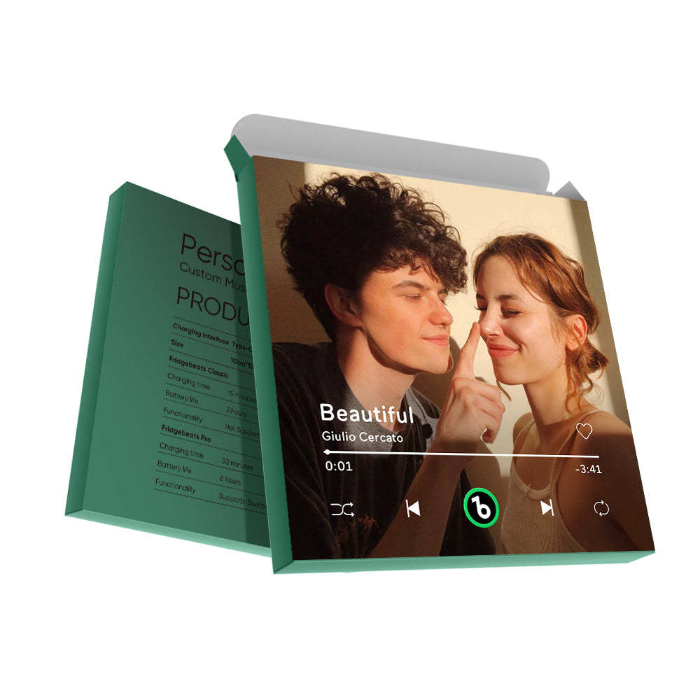 Customized Box With Your Photo - Pine Green - 