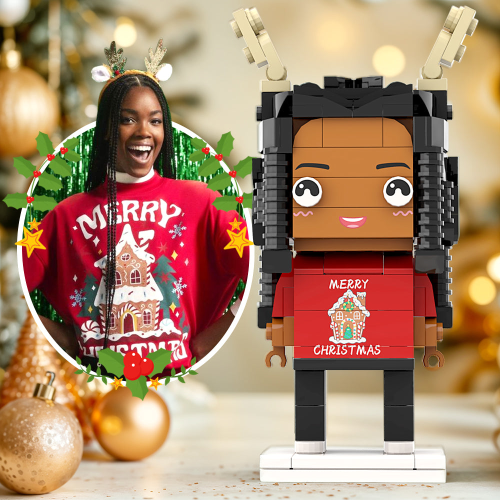 Christmas Gifts Full Body Custom Brick Figure 1 Person Small Particle Block Toy Brick Me Figures