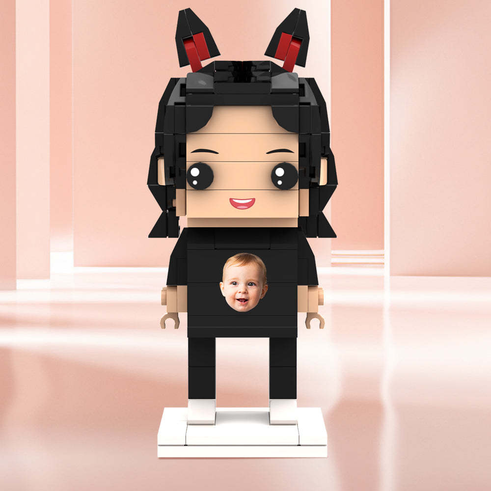 Valentine's Day Gifts Custom Brick Figures Personlized Face Brick Figures - MyCustomBrickheadz