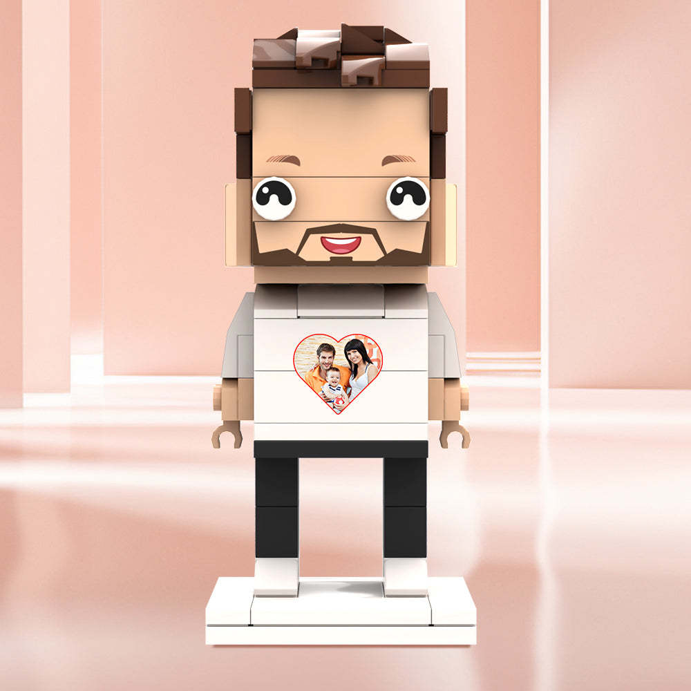Valentine's Day Gifts Custom Brick Figures Personlized Picture Brick Figures - MyCustomBrickheadz
