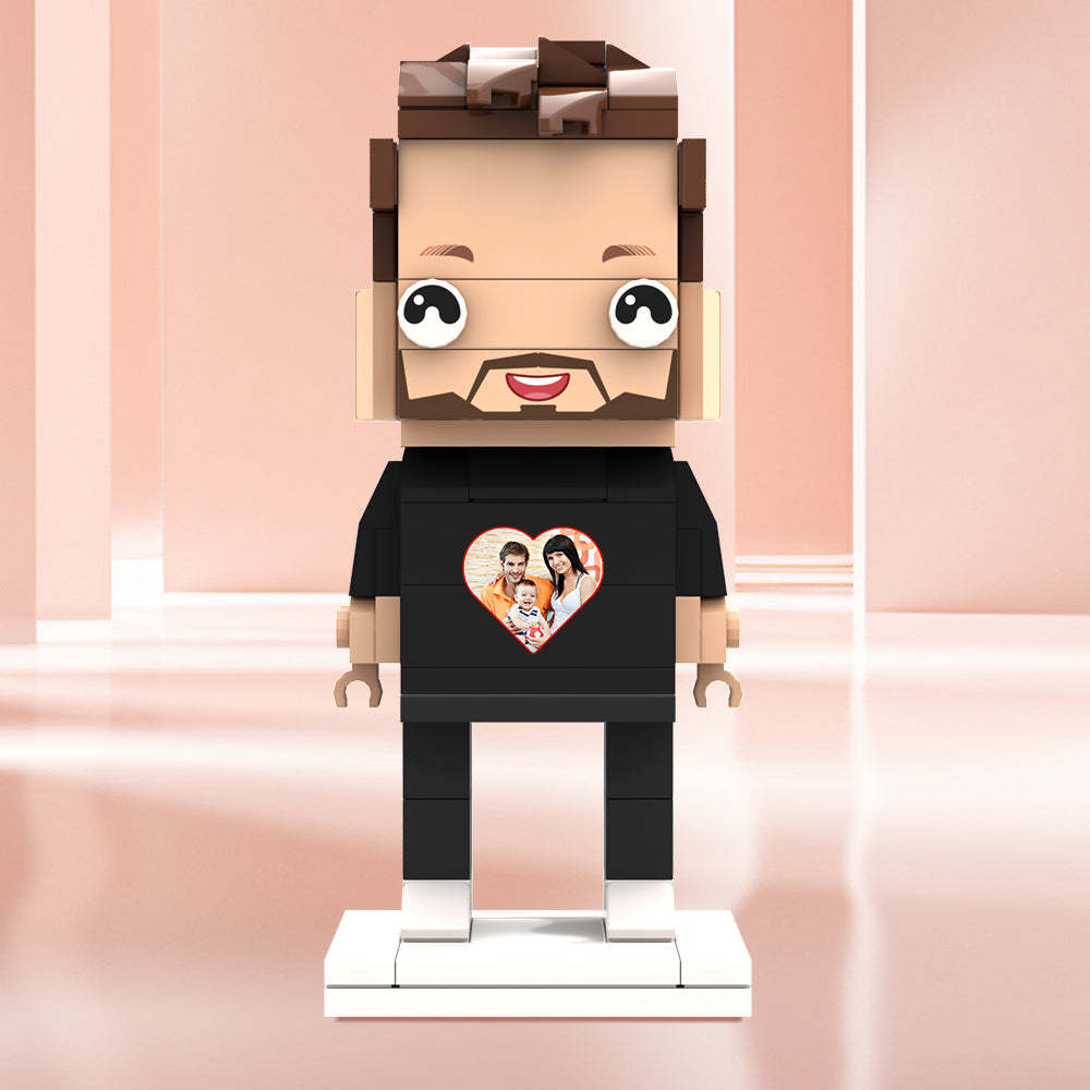 Valentine's Day Gifts Custom Brick Figures Personlized Picture Brick Figures - MyCustomBrickheadz
