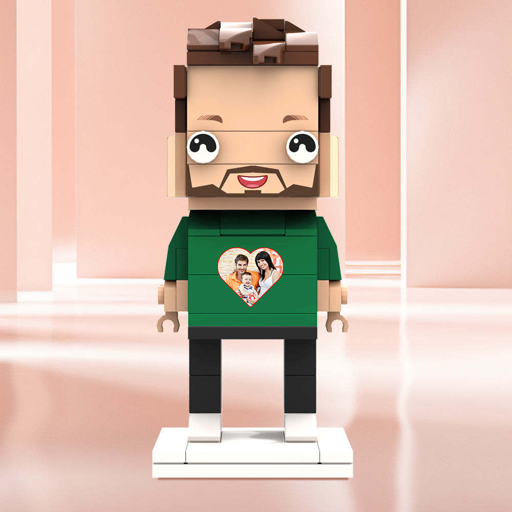 Valentine's Day Gifts Custom Brick Figures Personlized Picture Brick Figures - MyCustomBrickheadz