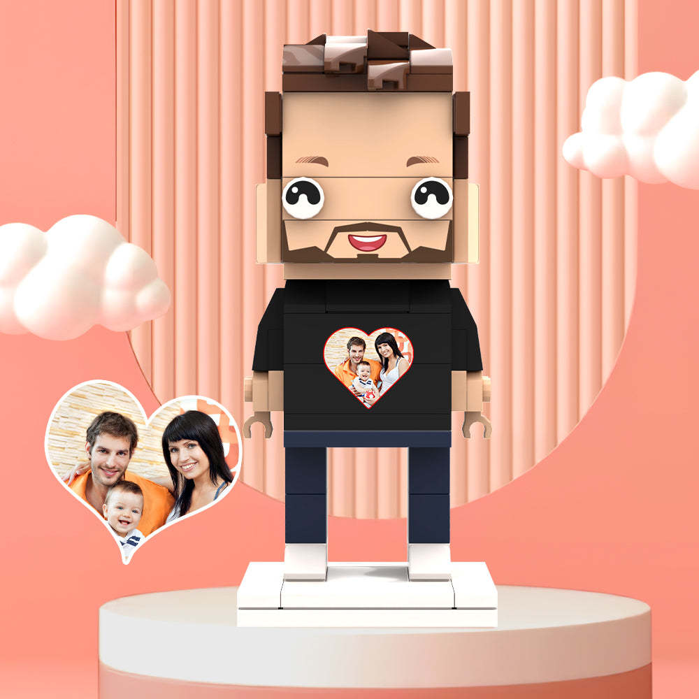 Valentine's Day Gifts Custom Brick Figures Personlized Picture Brick Figures - MyCustomBrickheadz