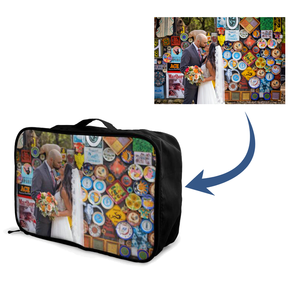 Personalized Travel Storage Bag, Lightweight Large Capacity Portable Luggage Bag - 