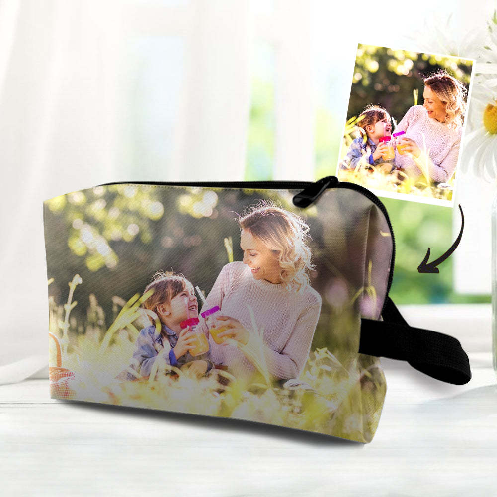 Back To School Gifts Personalized Photo Cosmetic Storage Bag - 