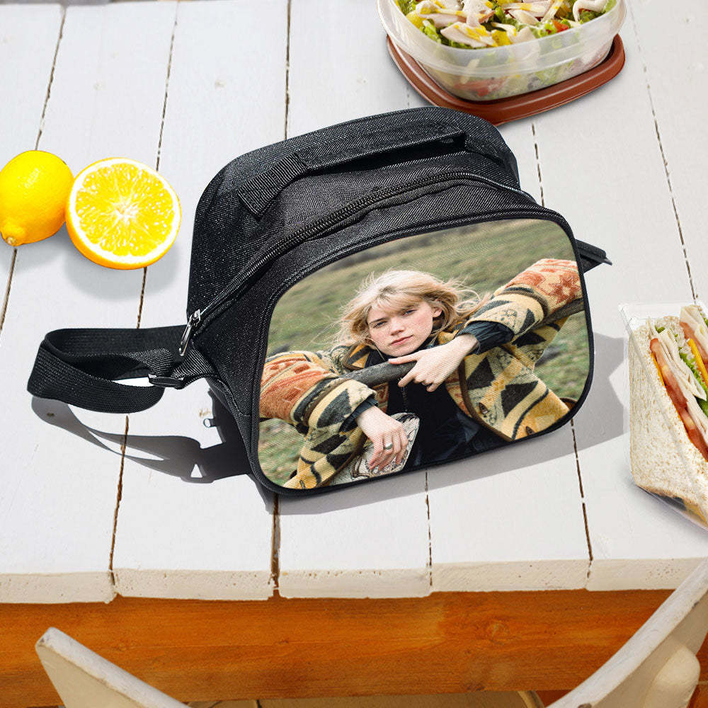 Back To School Gifts for Kids Custom Photo Insulation Lunch Bag - 