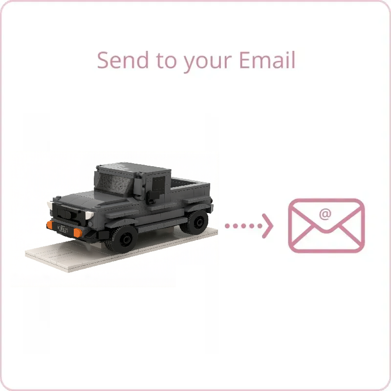 Car Brick Set Renderings Confirmation Service - 
