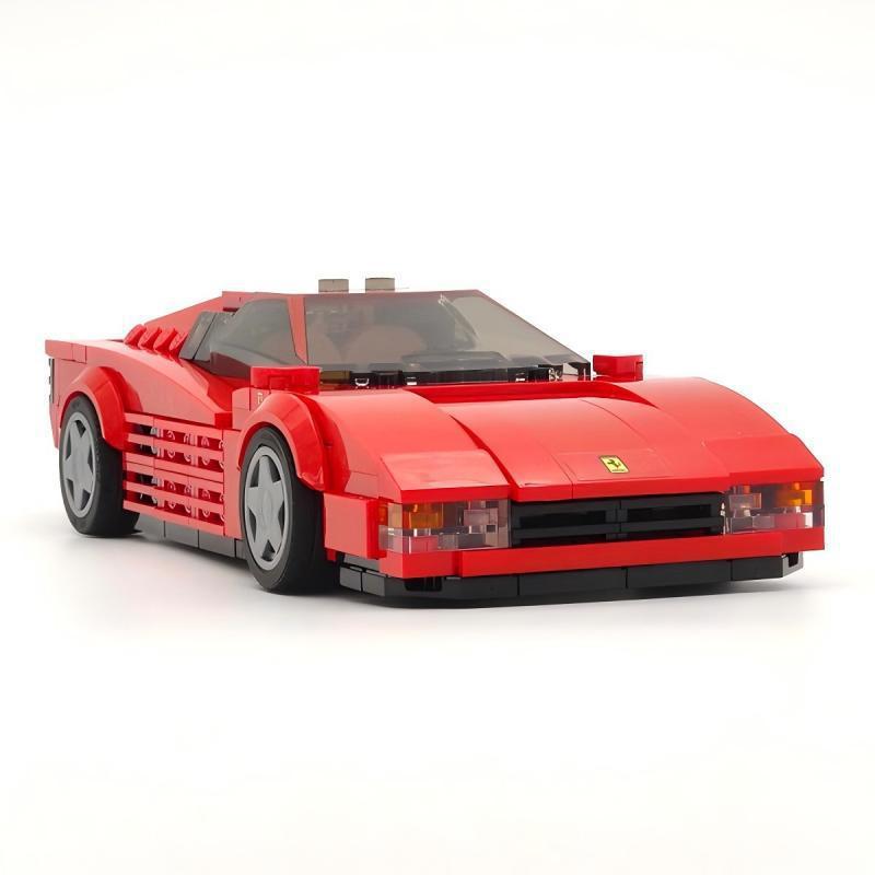 Creative Vehicle Racing Car Building Blocks Construction Toy Gift - 