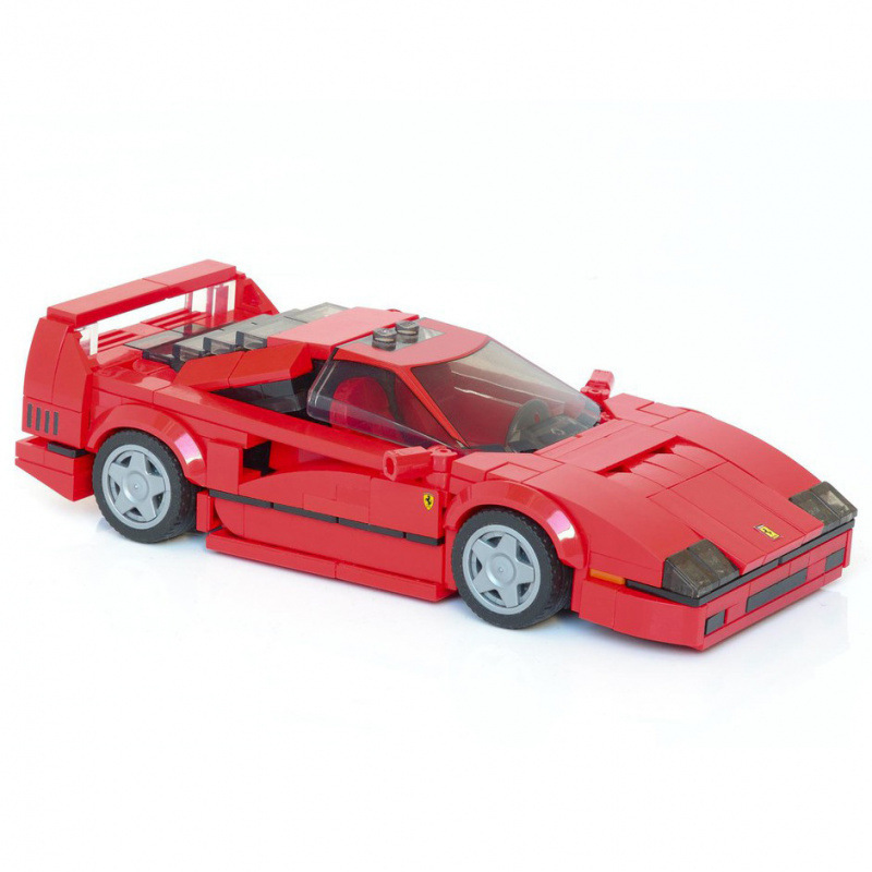 Creative Vehicle Racing Car Building Blocks Construction Toy Gift - 