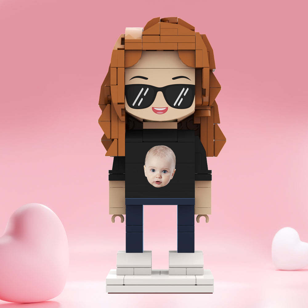 Valentine's Day Gifts Custom Brick Figures Personlized Face Brick Figures - MyCustomBrickheadz