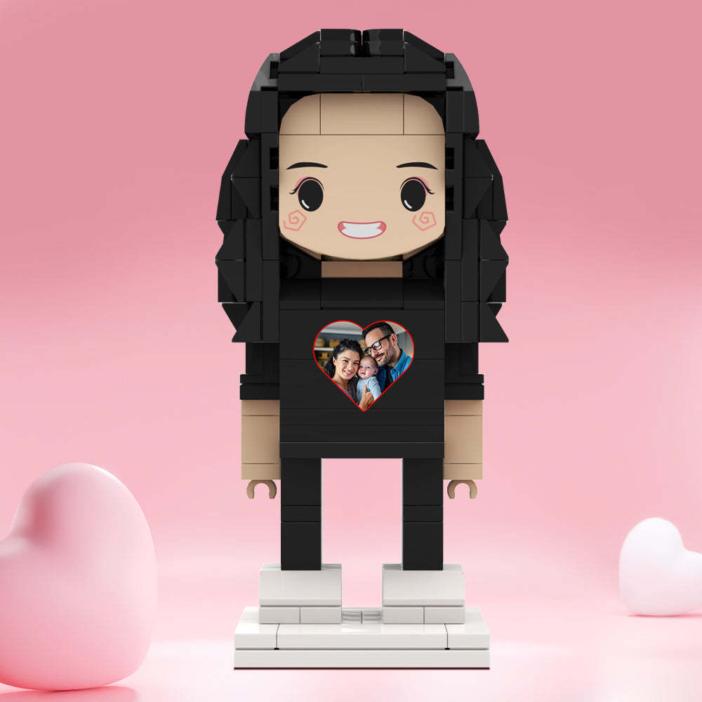 Valentine's Day Gifts Custom Brick Figures Personlized Picture Brick Figures - MyCustomBrickheadz