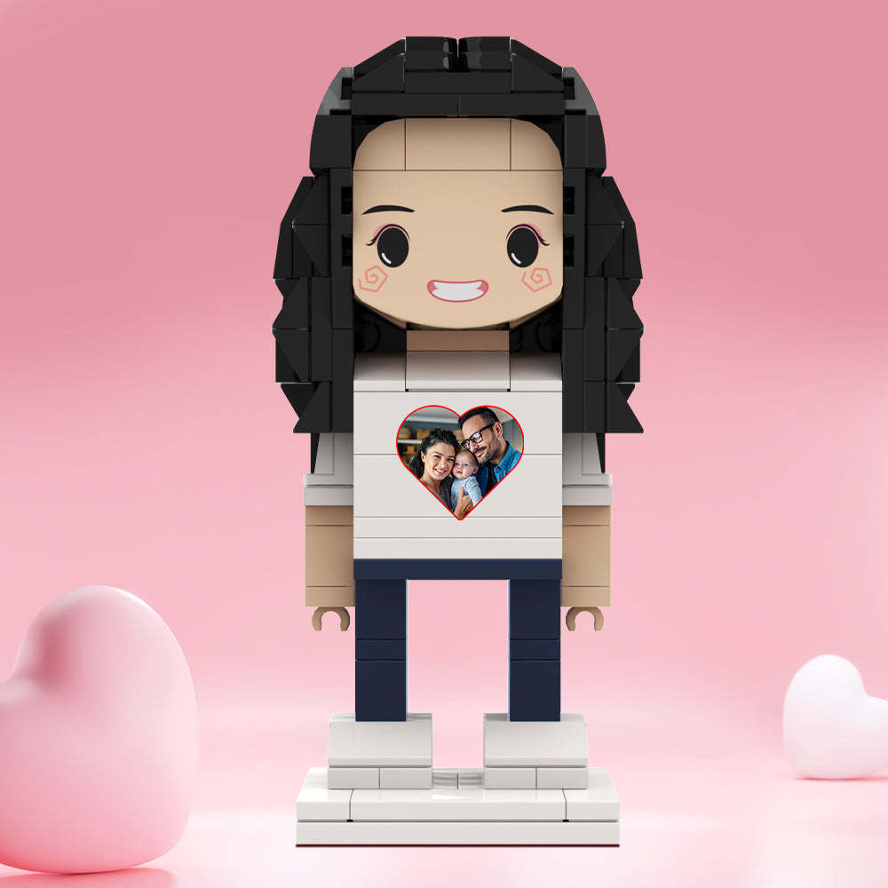 Valentine's Day Gifts Custom Brick Figures Personlized Picture Brick Figures - MyCustomBrickheadz
