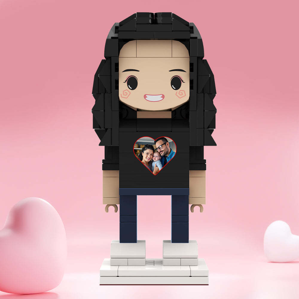 Valentine's Day Gifts Custom Brick Figures Personlized Picture Brick Figures - MyCustomBrickheadz