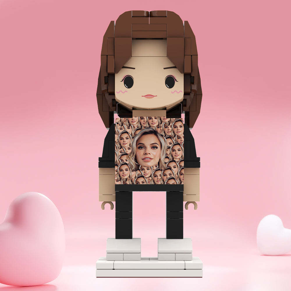 Valentine's Day Gifts Custom Brick Figures Personlized Mash Face Brick Figures - MyCustomBrickheadz