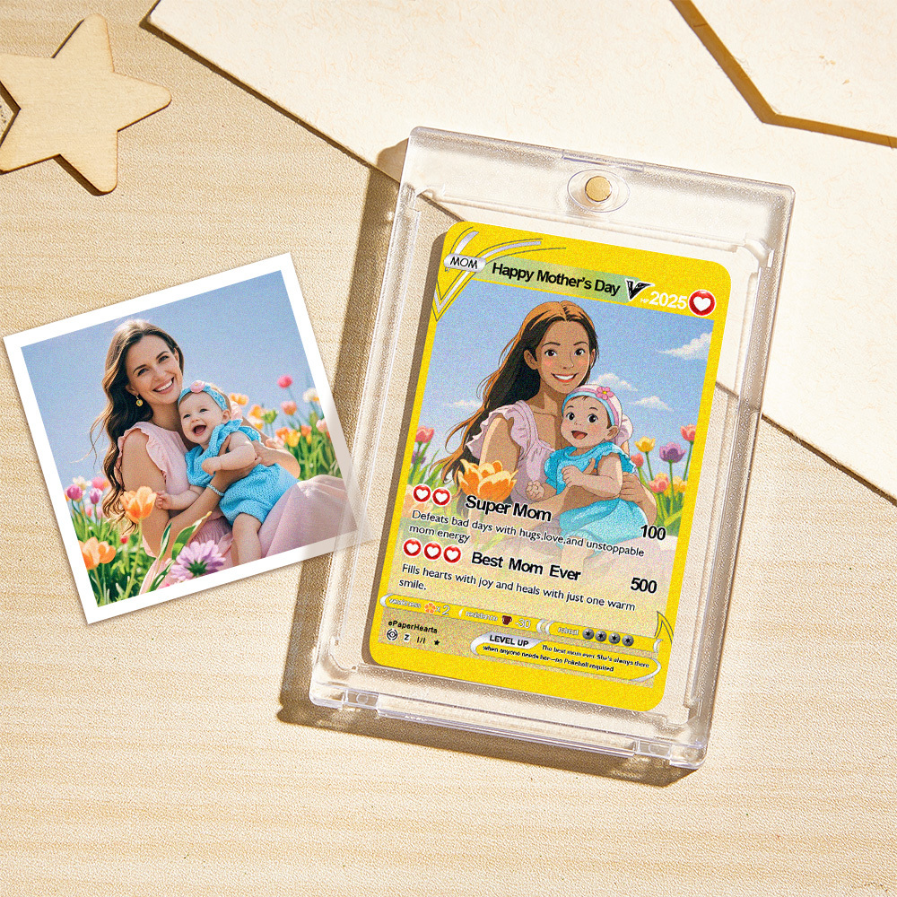 Custom Anime Monster Card, Gift For dad, Father's Day Gift, Custom Anime Monster Present - 