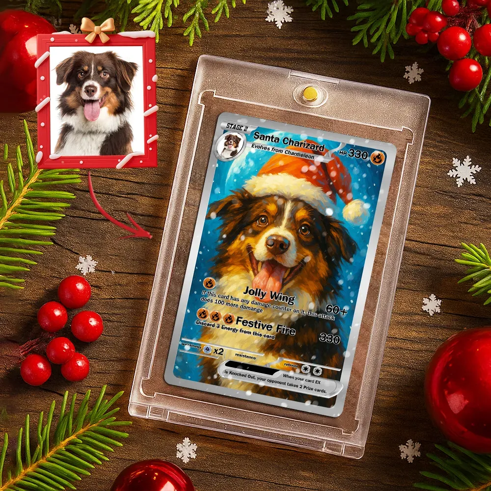 Custom Anime Trading Card | Personalized Collectible Card with Your Photo & Name | Unique Gift for Fans & Couples - 