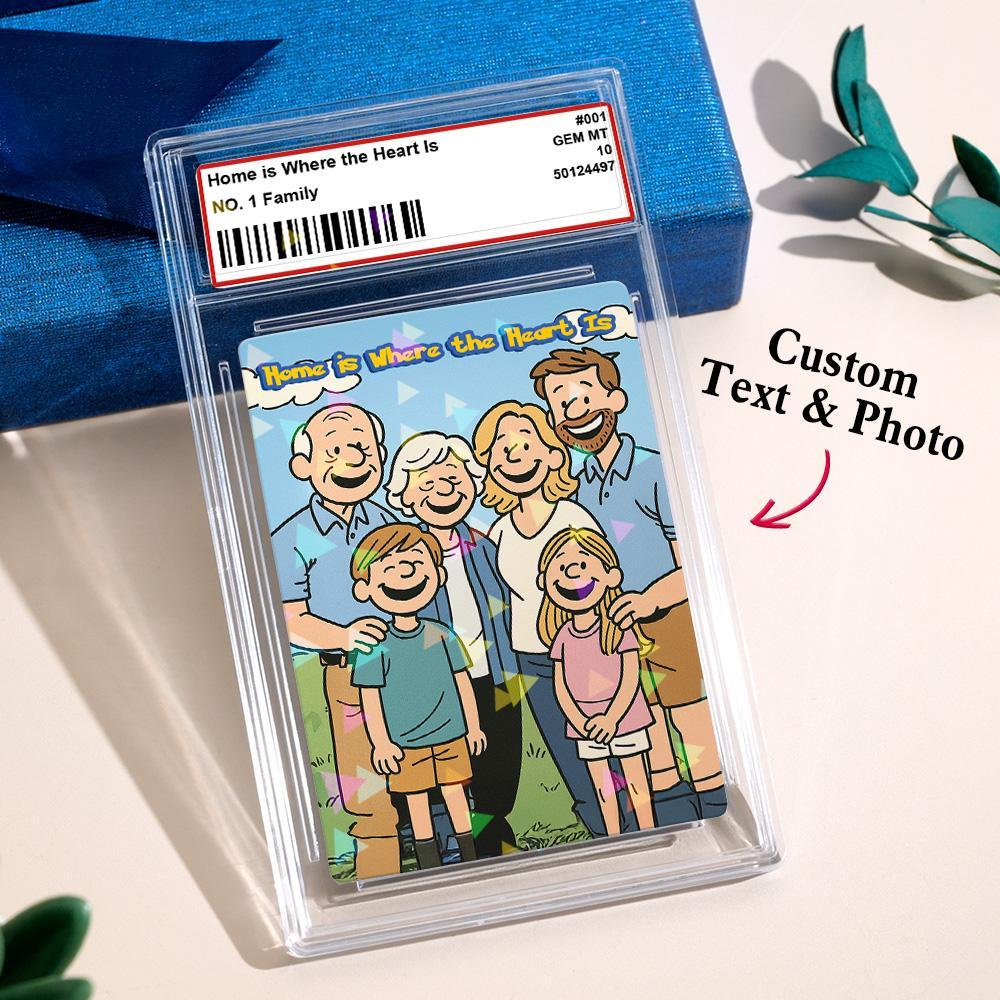 Father's Day Anime Monster Card Custom Anime Monster Card Gift For Dad, Father's Day Gift, Custom Present - 