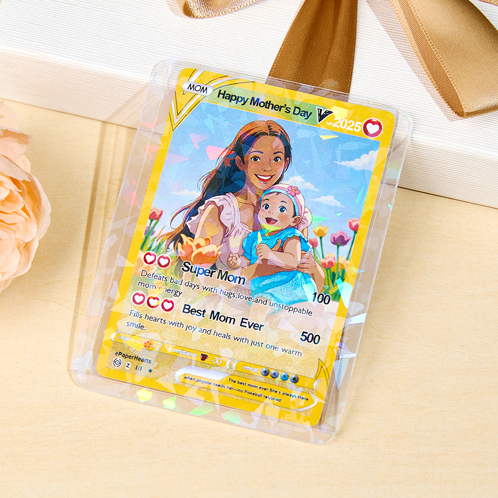Custom Anime Monster Card, Gift For dad, Father's Day Gift, Custom Anime Monster Present - 