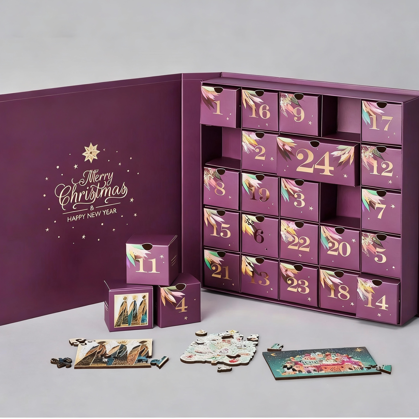24 Days of Christmas - The Best of Wooden Puzzles Advent Calendar - 