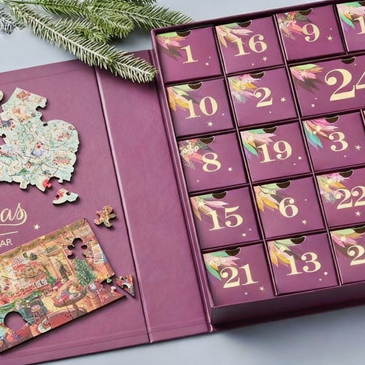 12 Days of Christmas - The Best of Wooden Puzzles Advent Calendar - 