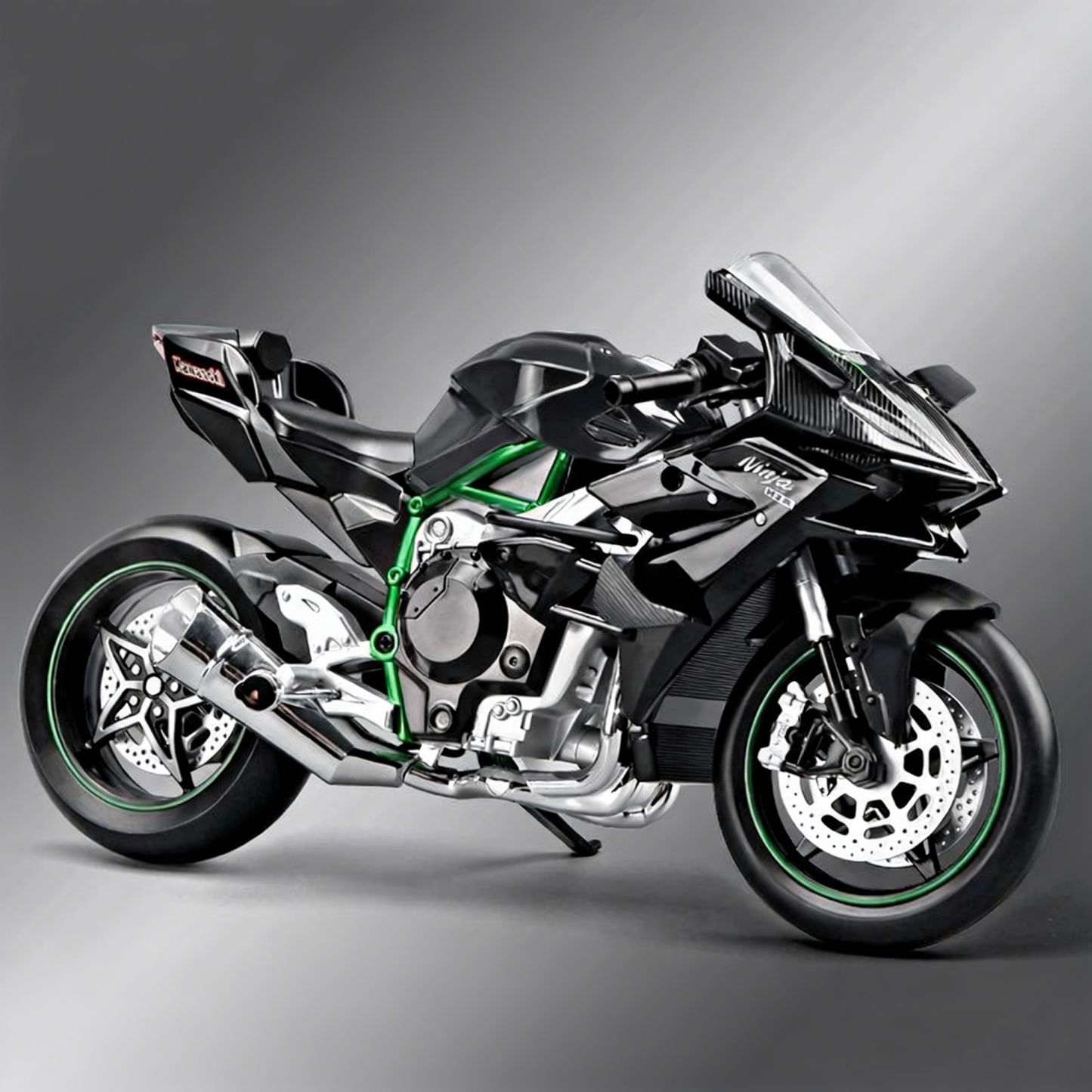 Superbike Model Kit 1:9 Scale Racing Motorcycle Collectible - 