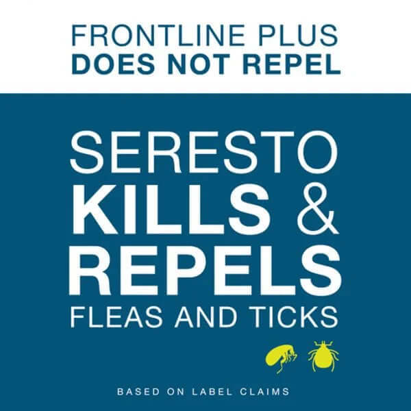 FLEA AND TICK COLLAR FOR LARGE DOGS 8 MONTH PROTECTION-Vet-Recommended