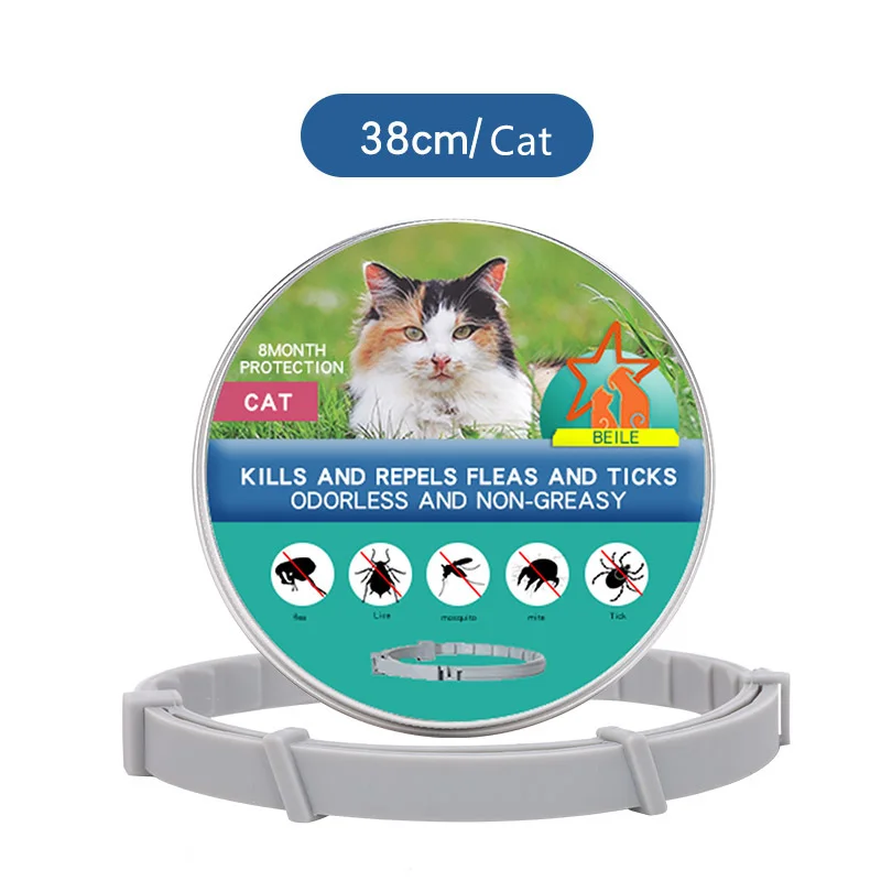Flea and Tick Collar for Small and Large Dogs and Cats - Provides 8 Months of Protection and is Vet-Recommended