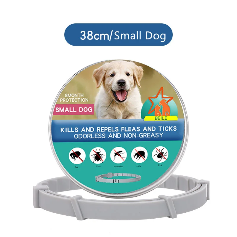 Flea and Tick Collar for Small and Large Dogs and Cats - Provides 8 Months of Protection and is Vet-Recommended