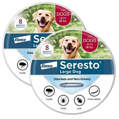 Flea and Tick Collars for Small and Large Dogs and Cats - Provides 8 Months of Protection and is Vet-Recommended