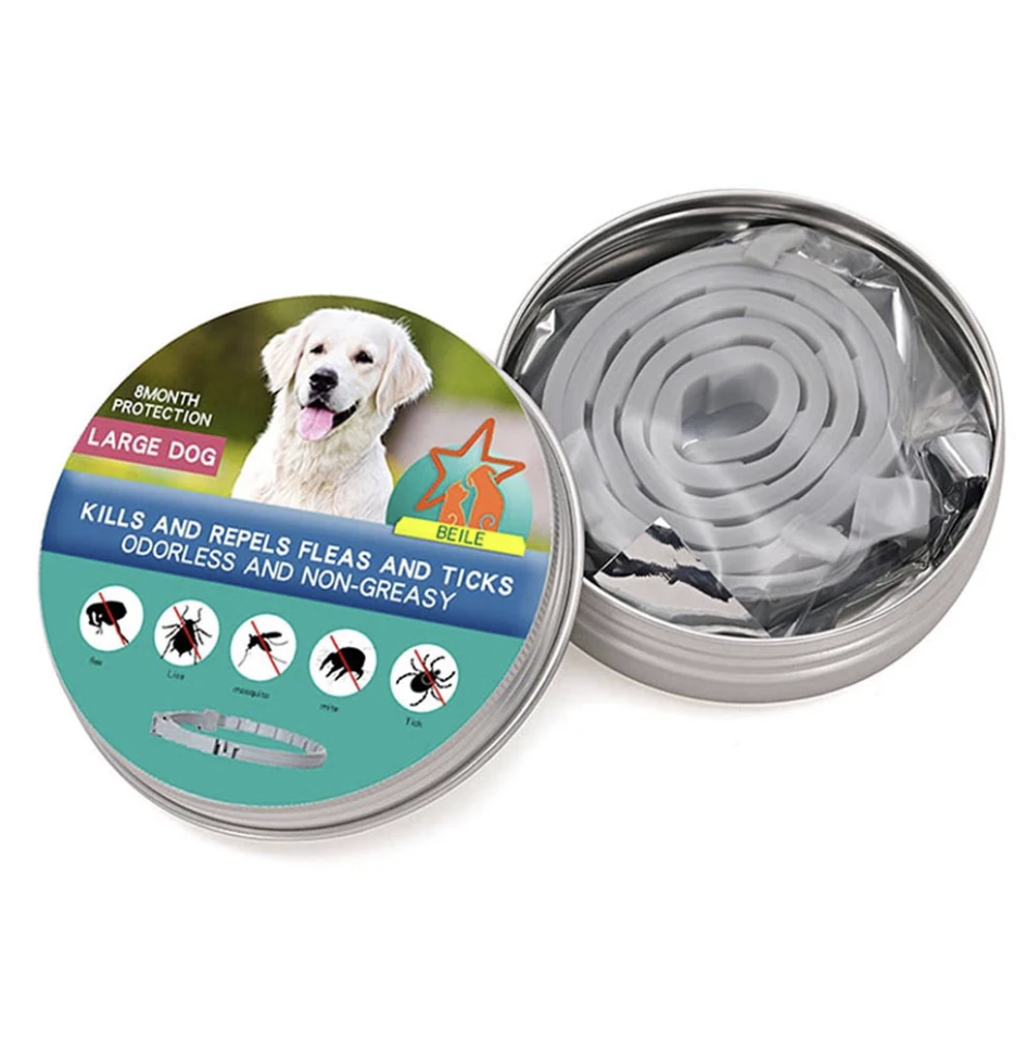 Flea and Tick Collar for Small and Large Dogs and Cats - Provides 8 Months of Protection and is Vet-Recommended