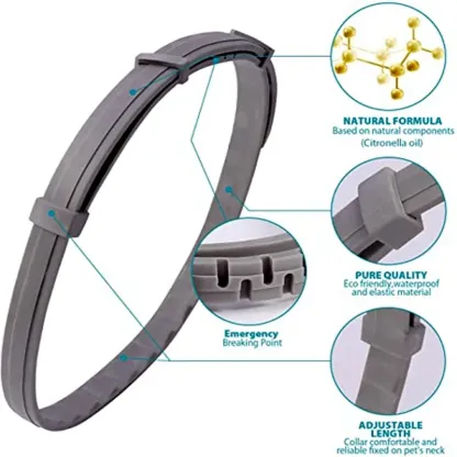 Flea and Tick Collar for Small and Large Dogs and Cats - Provides 8 Months of Protection and is Vet-Recommended