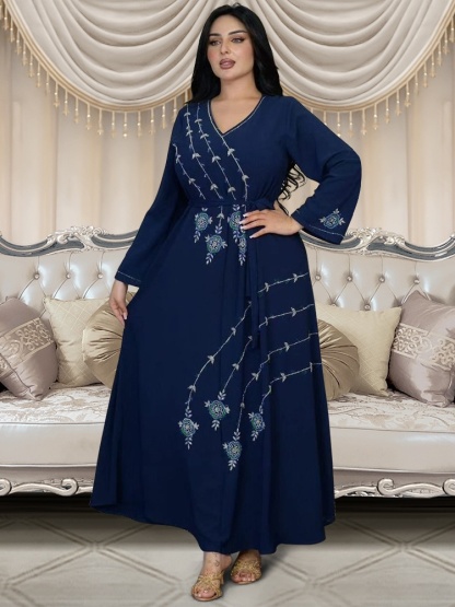 Comfortable Basics Rhinestone Robe Dress